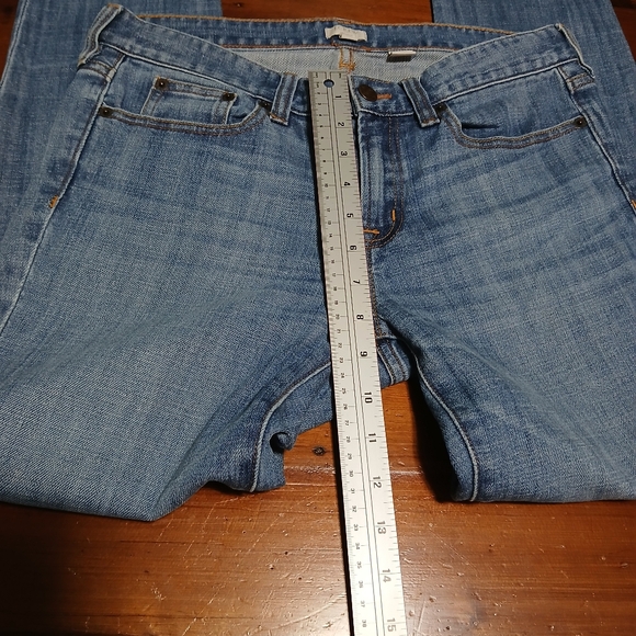 J. Crew Blue Straight Leg Jeans Classic Denim Size 29 - Picture 6 of 7